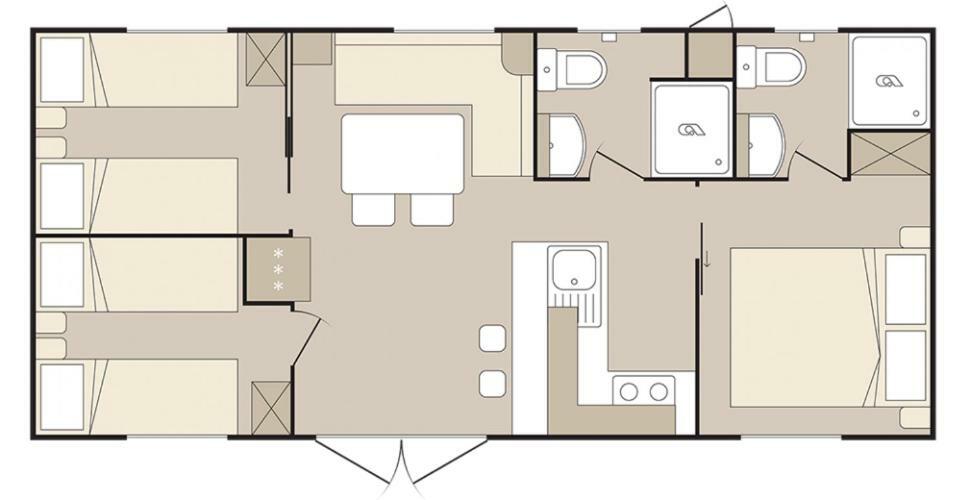 Mobile Home Posidonija Biograd Na Moru Εξωτερικό φωτογραφία
